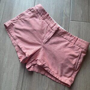 J. Crew Peachy Pink Shorts with Pockets Size 6